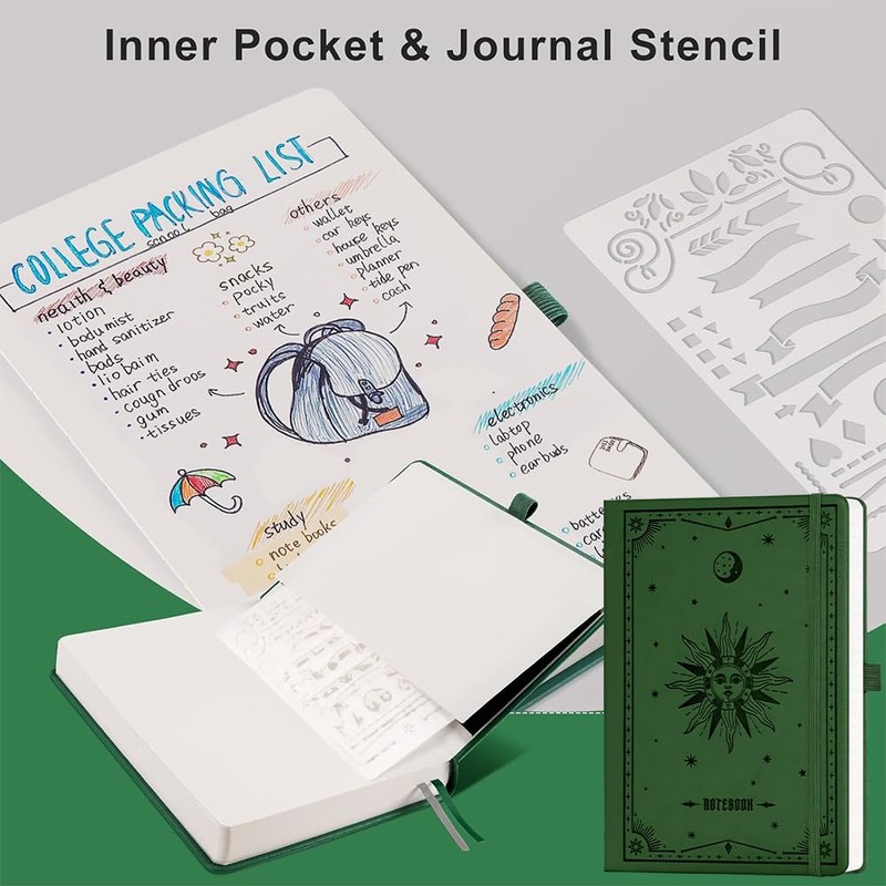 Blank Notebook, A5 Notebook Blank Journal - 320 Pages, 100gsm