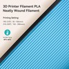 SUNLU 3D Printer Filament PLA Matte 1.75mm, 5kg（11lbs） Large Spool