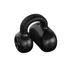 ZHFFTM Single Non in Ear Wireless Headphones, Lightweight Earclip Bluetooth Headsets, Touch Control Business Sports Earphones with Microphone (Black)