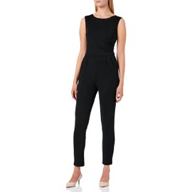 Koucla Women's Jumpsuit Playsuit Bateau Neck, black
