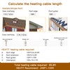 HEATIT JHSF1 Self Regulating Pre-Assembled Heating Cable 125-feet 120V Roof