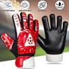 Jazzy Sports Contrast Goalkeeper Gloves, Soccer Goalie Gloves for Kids
