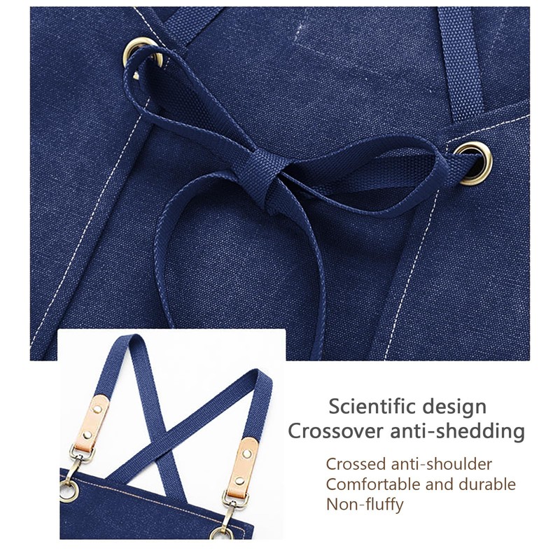 Canvas Heavy Duty Work Tool Apron, Chef Cotton Aprons for