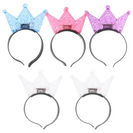 Gadpiparty Roland Kaiser Fan Item 5 Pieces LED Flashing Light Crown Headband Crown Headpiece for Children Accessory Festival