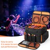 IBVIVIC DJ Cable File Bag with 6 Detachable Dividers High