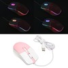 Wired Mouse Ergonomic Streamlined Cool RGB Optical Sensor Gaming Mechanical