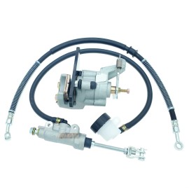 Altaye Rear Brake Caliper Master Cylinder & Hose Assy for Kawasaki KFX400 KSF400 03-06