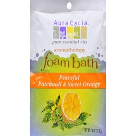 Aura Cacia Foam Bath, Patchouli and Sweet Orange, 2.5 Ounce