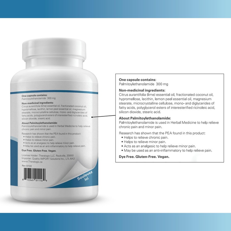Theralogix TheraBrex PEA Supplement – Support for Chronic and Minor