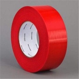 Norkan, Inc. SCAPA Polyflex 133, 2" Red PE Poly Tape, 48MM x 55M, Serrated Edge - 1 Roll