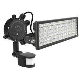 Solar Lights Outdoor Motion Sensor with Motion Sensor Light for Garden Yard and Solar Motion Sensor LightColor: Black, Lamp Power(W): 100