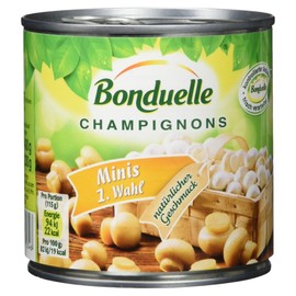 Bonduelle Champignon Minis 1st Choice, 400 g, Drained Weight 230 g