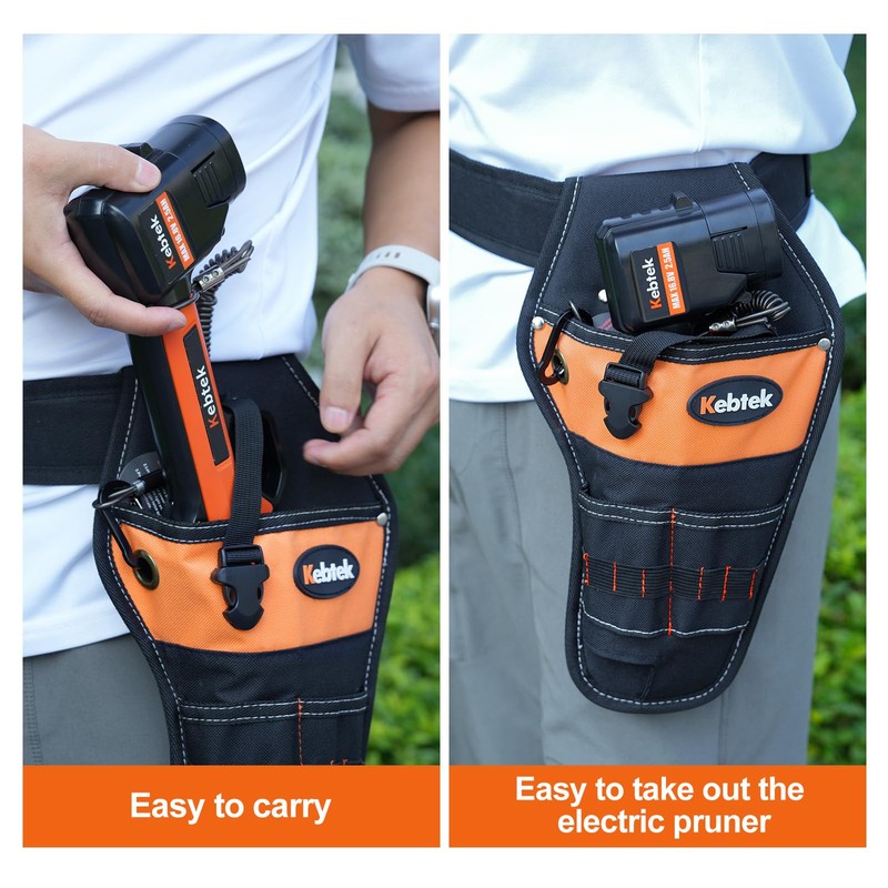 Heavy Duty Construction Tool Belt for Electric Pruning Shear with
