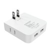 Corner Tap Mini Power Strip 4 Gang USB 2 Port