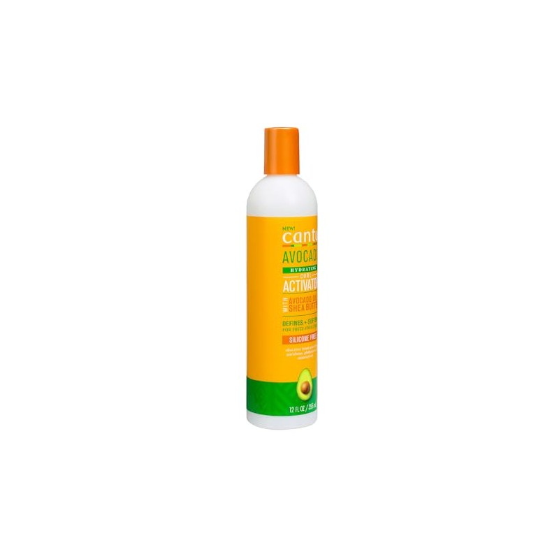 Cantu Crema Activadora de Rizos, Aguacate Hidratante, 12 fl oz
