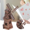 Windmill Decoration Arts Crafts Mediterranean Decoration Ornaments Retro Retro Bronze
