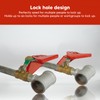 Safety Valve Lock Red Rust Resistance Rugged Friction Reduction Standard