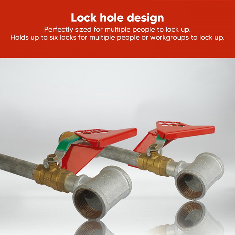 Safety Valve Lock Red Rust Resistance Rugged Friction Reduction Standard