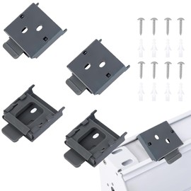 YCUHEN coolaroo Replacement Parts - Outside Mounted Blinds Curtain Rod Bracket Attachment, Vertical Blinds Replacement Parts, Deer Blind Brackets & mini Blind Brackets for Blinds Replacement