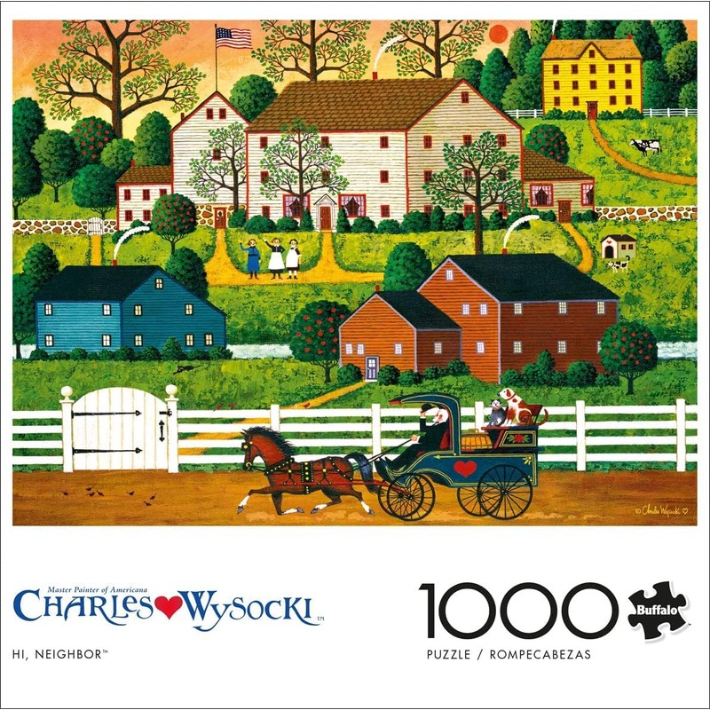 Buffalo Games - Charles Wysocki - Hi, Neighbor! - 1000