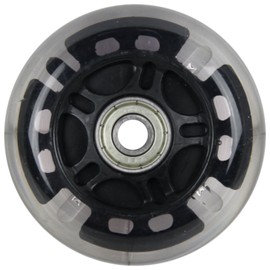 LED Inline Wheels 76mm 82a Skate Inline Skate Light UP 4-Pack w/ABEC 9 Bearings