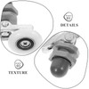 TEHAUX 8pcs Shower Door Rollers Dual Wheel Sliding Glass Hardware