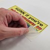 Gay Pride Novelty Bumper Stickers Honk if Your Homosexual