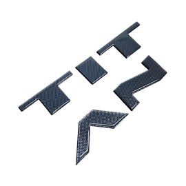 BDTrims Hood 3D Domed Raised Letters Compatible with 2016-2020 Nissan Titan Models (Carbon Fiber)