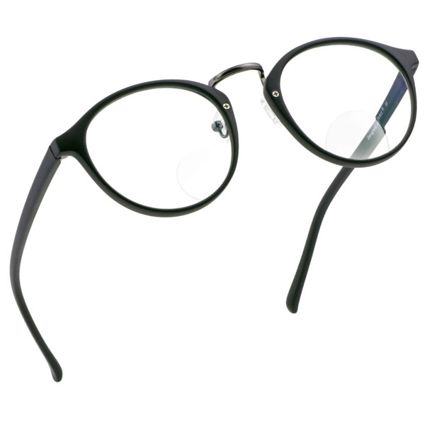 LifeArt Bifocal Reading Glasses with Oval Lenses, Blue Light Blocking