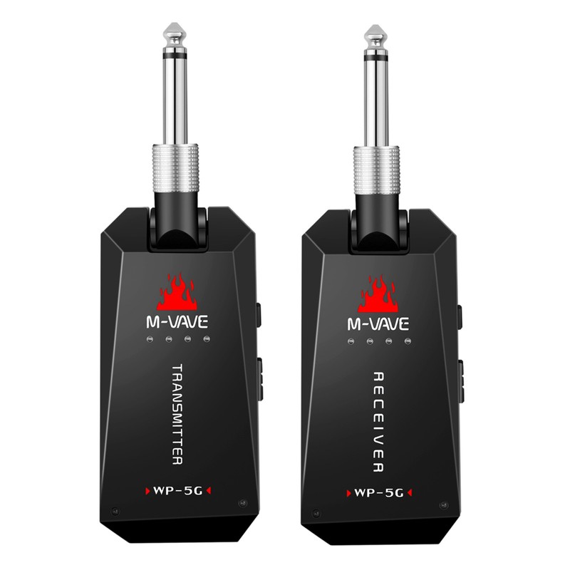M-VAVE WP-5G Wireless 5.8G Guitar System Rechargeable Audio Transmitter and