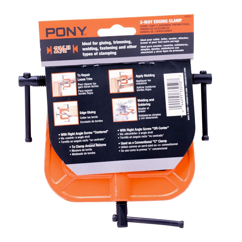 Pony Jorgensen Three-Way Edging Clamp for Edge Banding