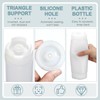 6PCS 16oz Inverted Plastic Squeeze Bottles,Condiment Squeeze Bottles for Sauces,