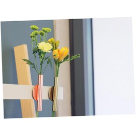 Artibetter Florero De Metal Tubo De Flores Titular Floreros para Centros De Mesa Macetas Montadas En La Pared Maceta De Metal Macetas De Metal Florero Colgante Macetas Mini Tubo Montado En