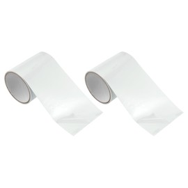 PATIKIL Waterproof Patch Seal Tape 4 in x 5 Ft, 2 Pack PVC Leak Proof Repair Tape Instant Sealing for HVAC Ducts, Roof Crack, Hoses Pipes, Awning, White