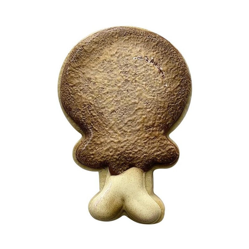 LILIAO Thanksgiving Turkey Leg Cookie Cutter - 2.7 x 3.9