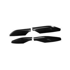 Partuto 4pcs Car Roof Rack Side Rails End Cover Shell Cap Compatible for Lexus GX470 2003-2009, Durable Plastic Black Cargo Rack Legs Protection Replacement
