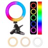 16cm LED USB Circle Light RGB Fill Light with Clamp