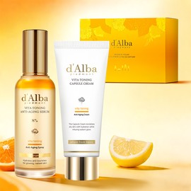 Dalva Dalba Vita Toning Anti-Aging 2 Type Multi Package Mist 8%+Cream Tube Type / 달바 비타 토닝 안티에이징 2종 멀티 패키지 미스트 8%+크림 튜브형