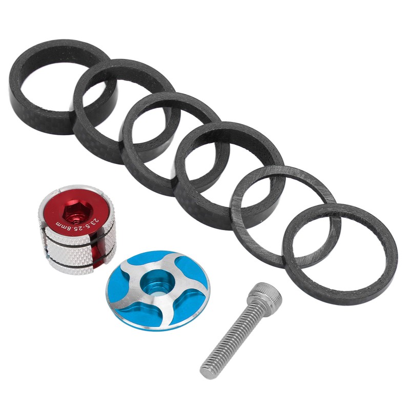 CANSUCC Bicycle Headset Spacer Set with Stem Top Cap and