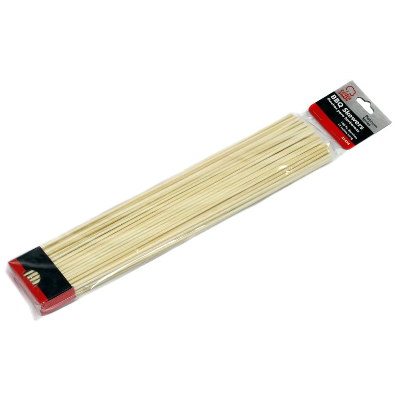 Chef Craft 21474 Select Bamboo Barbecue Skewers, 12 inch 100