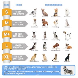 NoarWin Inflatable Dog Cone Collar, Soft Dog Cone for Dogs After Surgery, 2-in-1 Inflatable Dog Cone with Detachable Anti-Licking Shield, Adjustable Dog Cone Collar, Elizabethan Collar (L, Black)