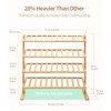 Varhomax Bamboo Shoe Rack Organizer for Closet and Entryway, 4