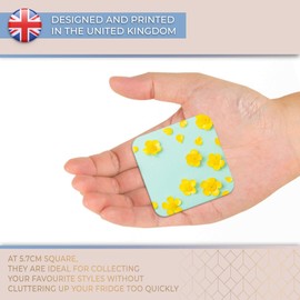 Destination Vinyl ltd Fridge Magnet - Cute Yellow Buttercup Flower 3152