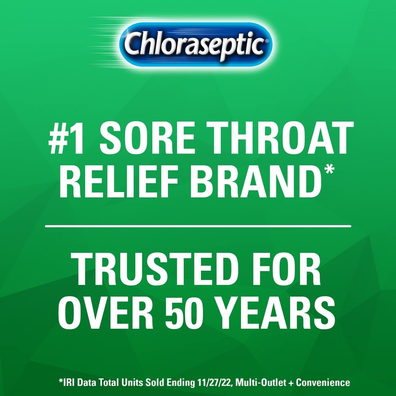 Chloraseptic Sore Throat Spray, Menthol, 6 fl oz, 3 Bottles