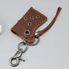 Rockyu Keychain, Men's, Genuine Leather, Stylish, For Outdoors, Convenient, With