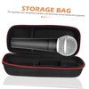FUNOMOCYA Wireless Microphone Case for 2pcs Eva Storage Bag Zipper