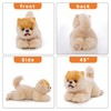 16 Inch- Pomeranian Stuffed Animals Toy Dog,Plush Puppy Realistic Cute