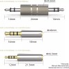 Unbranded/Generic Headphone Adapter 3.5mm Male to 2.5mm Female, 4 Poles