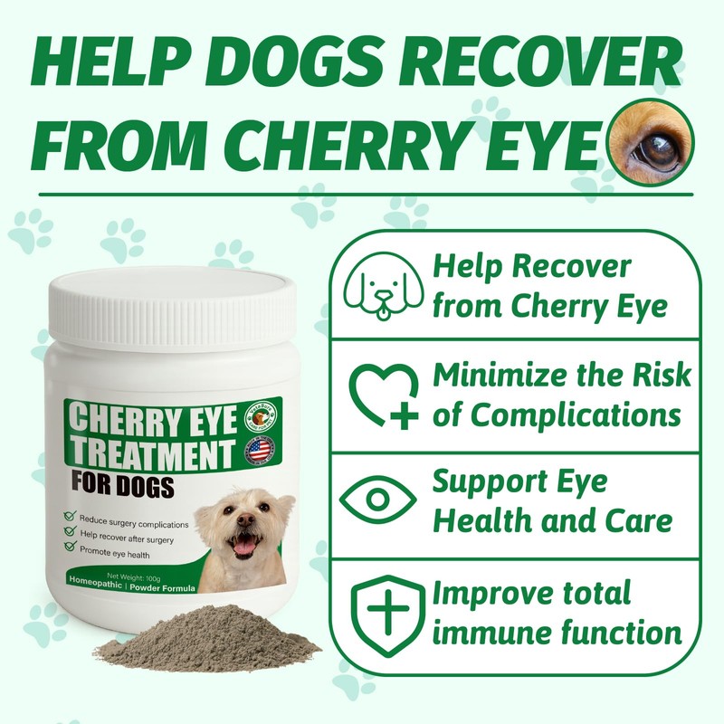 Cherry Eye Treatment for Dogs, Terra-CIN for Conjunctivitis, Reduces Redness