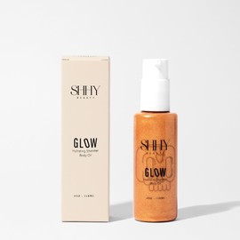 SHHY BEAUTY GLOW Hydrating Shimmer Body Oil, Body Glow Oil for Radiant Skin, Shimmer Body Oil for Body Care and All day Glow, Body Oil with Shimmer for Body Glow